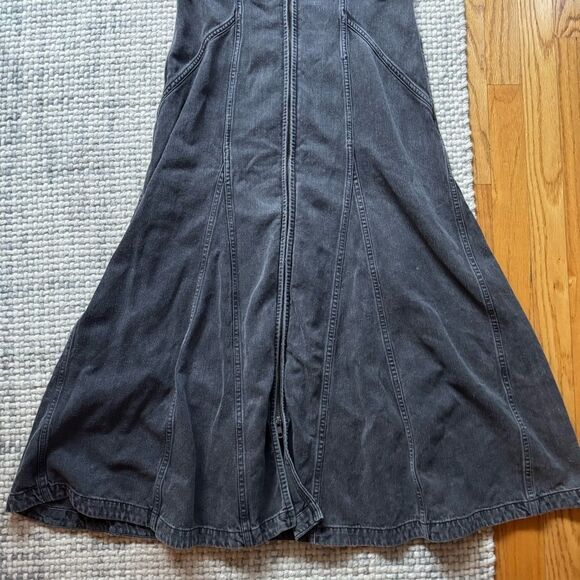 Mara Hoffman Black Denim Sophie Dress 6 - Picture 8 of 10